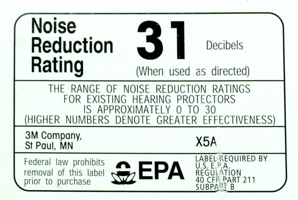 NRR Label mandated by EPA