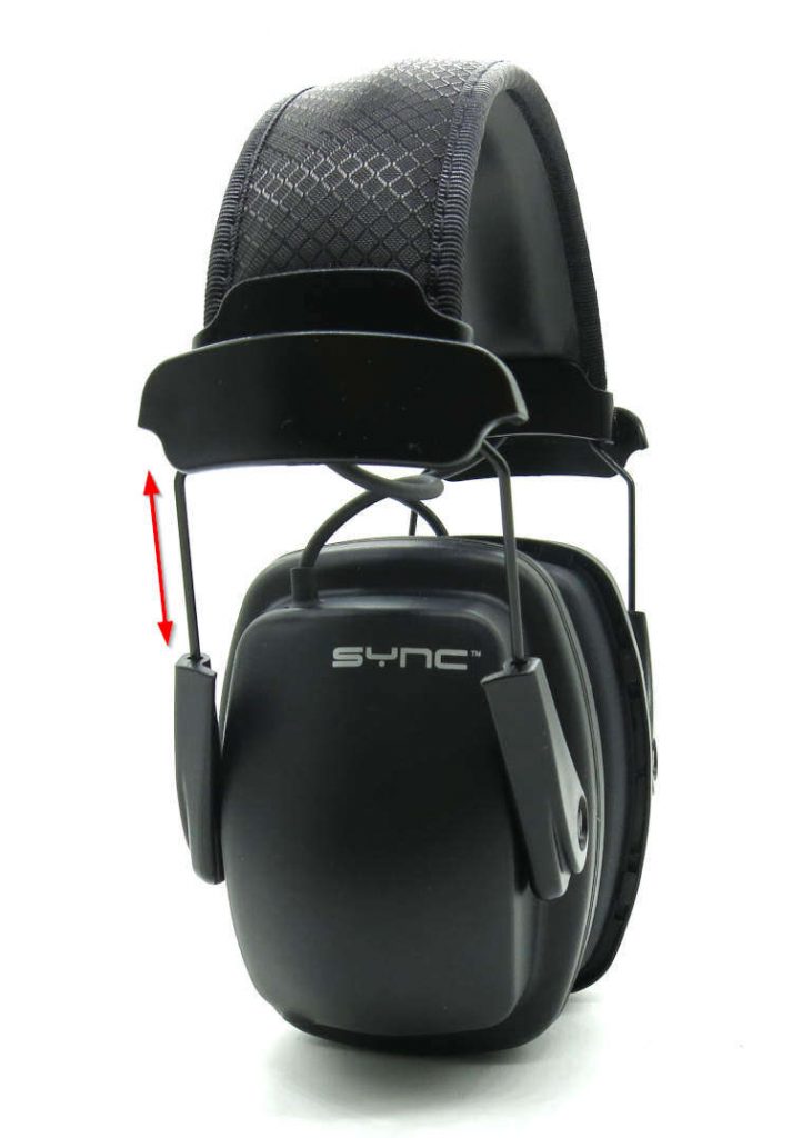 Adjusting the headband