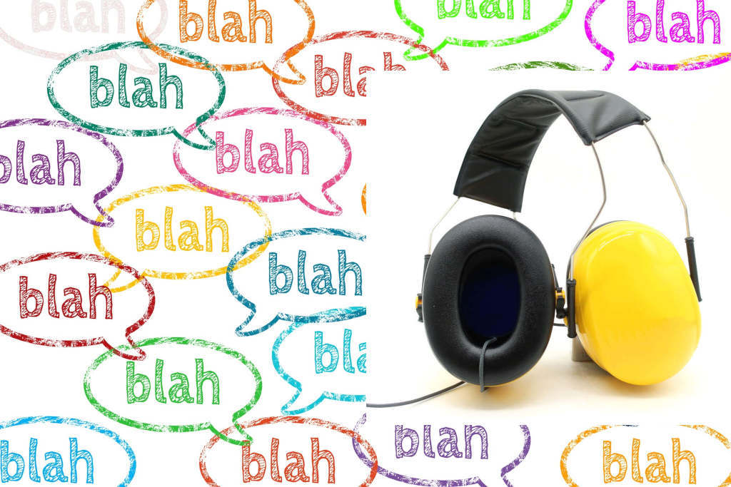 DIY budget speech noise blocking headphones