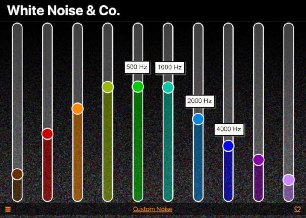 White noise for masking office chatter