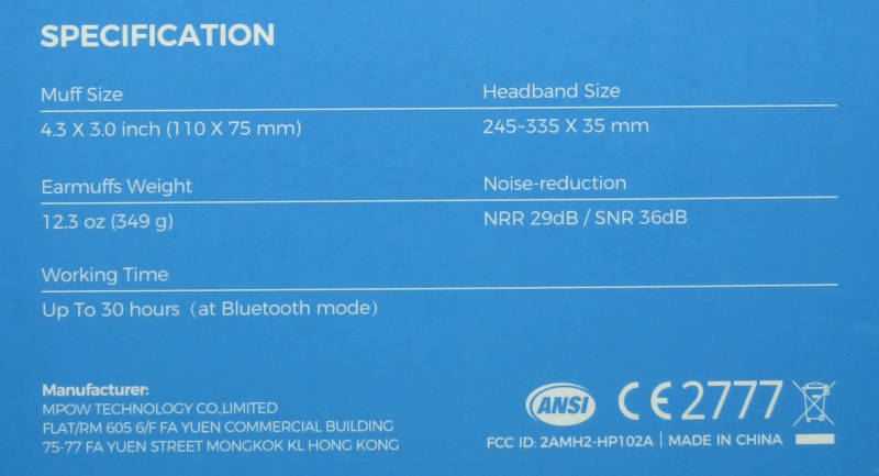 mpow hp102a bluetooth