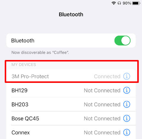 iOS-Pro-Protect-Bluetooth-connected